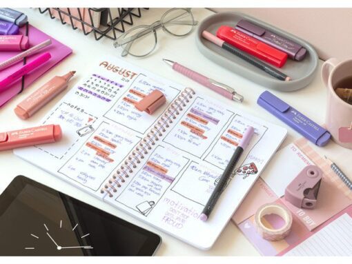 Faber Castell Fineliner Faber-Castell Grip 0,4mm etui 5 stuks pastel      assorti