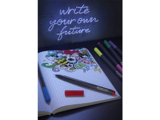 Faber Castell Fineliner Faber-Castell Grip 0,4mm etui 30 stuks pastel,    neon, basic ass.