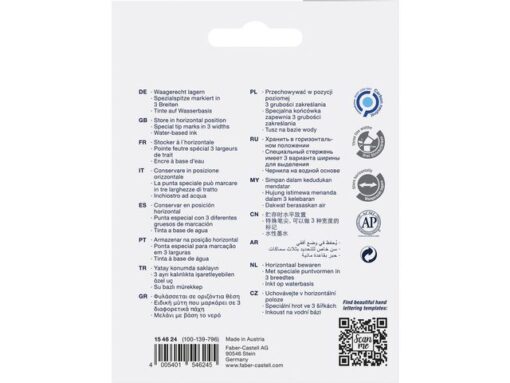 Faber Castell Tekstmarker Faber-Castell metallic etui 4 delig