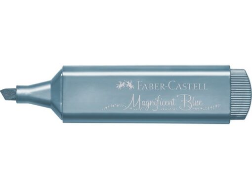 Faber Castell Tekstmarker Faber-Castell 46 metallic blauw