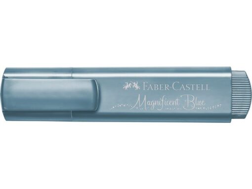 Faber Castell Tekstmarker Faber-Castell 46 metallic blauw