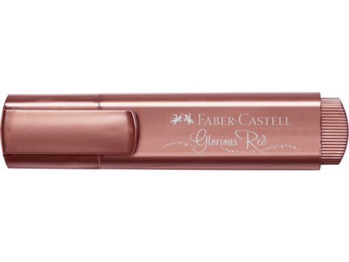 Faber Castell Tekstmarker Faber-Castell 46 metallic rood