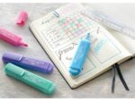 Faber Castell tekstmarker Faber-Castell 1546 etui met 8 stuks assorti     pastel