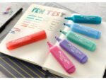 Faber Castell tekstmarker Faber-Castell 1546 etui met 8 stuks assorti     pastel