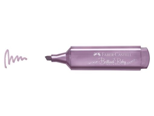 Faber Castell Tekstmarker Faber-Castel Metallic robijn
