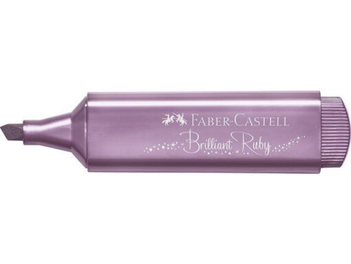 Faber Castell Tekstmarker Faber-Castel Metallic robijn