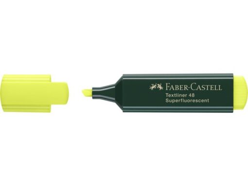 Faber Castell tekstmarker Faber-Castell 48 neon geel