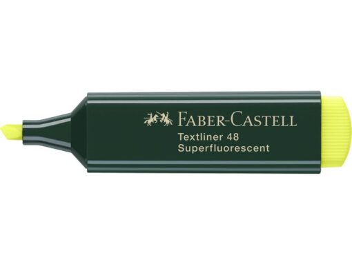 Faber Castell tekstmarker Faber-Castell 48 neon geel