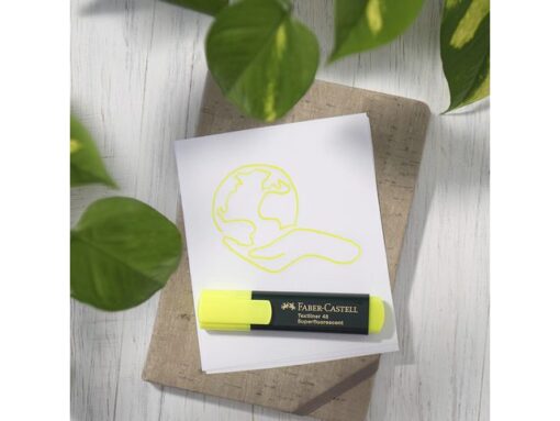 Faber Castell tekstmarker Faber-Castell 48 neon geel