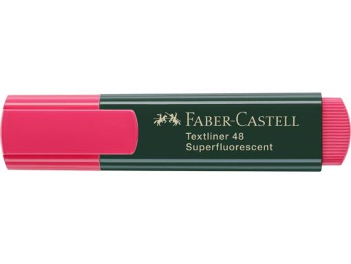 Faber Castell tekstmarker Faber-Castell neon 48 rood