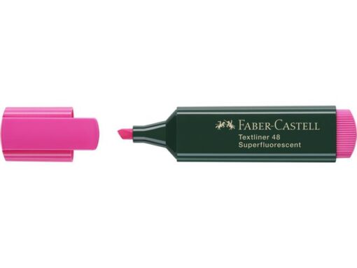 Faber Castell tekstmarker Faber-Castell 48 neon roze