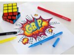 Faber Castell Viltstiften Faber-Castell GRIP Colour etui 10 stuks