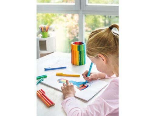 Faber Castell cadeauset Faber-Castell Connector koffer vilstiften 80 stuks