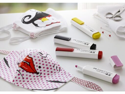 Faber Castell Textielmarkers Faber-Castell 5 stuks