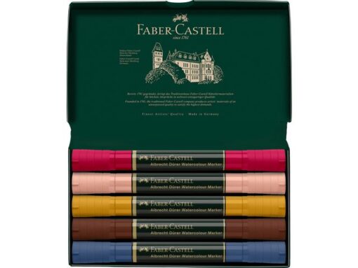 Faber Castell Aquarel marker Faber-Castell Albrecht Dürer, doos á 5 stuks Portrait
