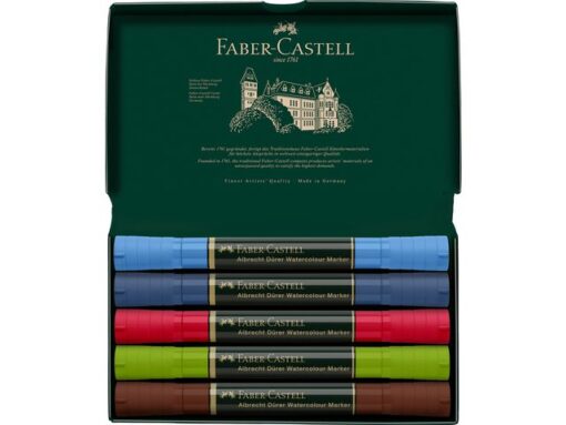 Faber Castell Aquarel marker Faber-Castell Albrecht Dürer, doos á 5 stuks Urban Sketching
