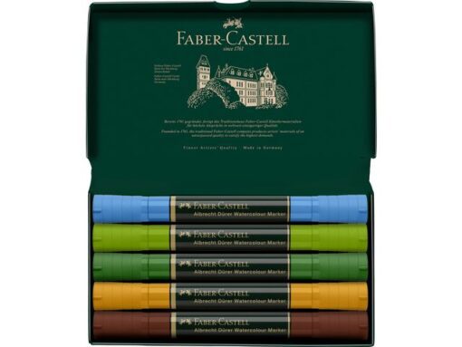 Faber Castell Aquarel marker Faber-Castell Albrecht Dürer, doos á 5 stuks Urban Plein air