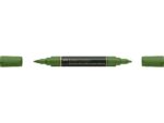 Faber Castell Aquarel marker Faber-Castell Albrecht Dürer 167 permanent   olijfgroen