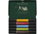 Faber Castell Tekenstift Faber-Castell Pitt Artist Pen duo marker etui a 5 stuks