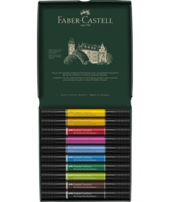 het geeft tekeningen expressie en duurzaamheid en kan ook worden gecombineerd met vele andere tekentechnieken. Faber-Castell heeft alle voordelen van tekeninkt gecombineerd met de voordelen van een moderne