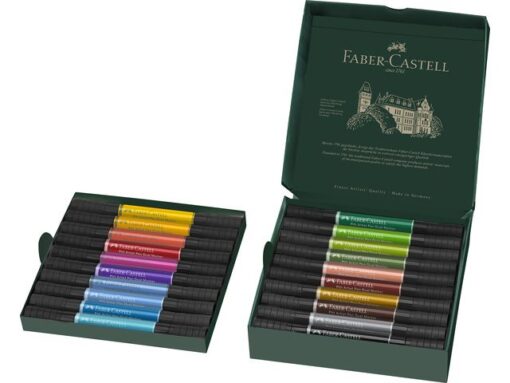 Faber Castell Tekenstift Faber-Castell Pitt Artist Pen duo marker etui a 20 stuks