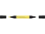 Faber Castell Tekenstift Faber-Castell Pitt Artist Pen duo marker 104 licht geel glanzend
