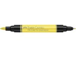 Faber Castell Tekenstift Faber-Castell Pitt Artist Pen duo marker 104 licht geel glanzend
