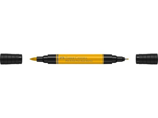 Faber Castell Tekenstift Faber-Castell Pitt Artist Pen duo marker 109 chroomgeel donker