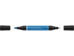 Faber Castell Tekenstift Faber-Castell Pitt Artist Pen duo marker 110 phthaloblauw