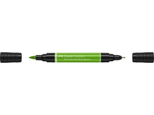 Faber Castell Tekenstift Faber-Castell Pitt Artist Pen duo marker 112 loofgroen
