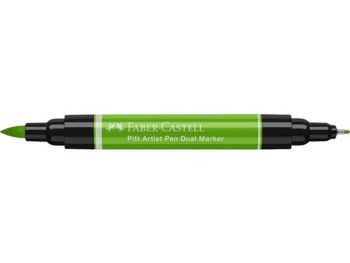 Faber Castell Tekenstift Faber-Castell Pitt Artist Pen duo marker 112 loofgroen