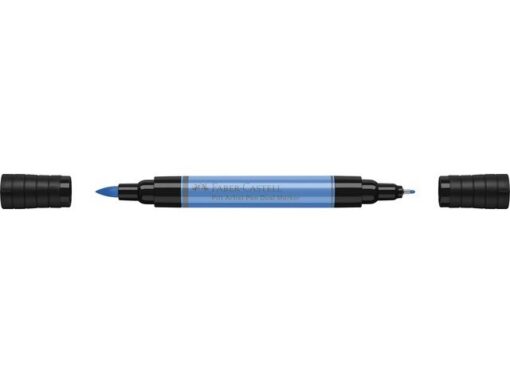 Faber Castell Tekenstift Faber-Castell Pitt Artist Pen duo marker 120 ultramarijn