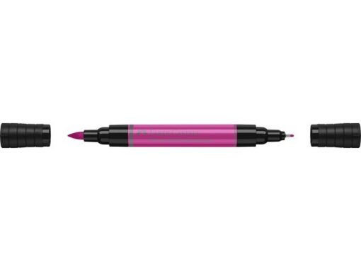 Faber Castell Tekenstift Faber-Castell Pitt Artist Pen duo marker 125     purper middel