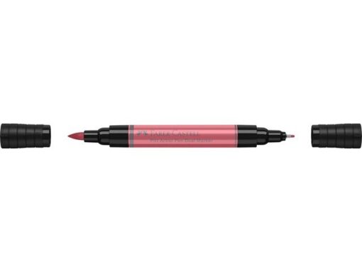 Faber Castell Tekenstift Faber-Castell Pitt Artist Pen duo marker 131 koraal