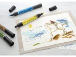 Faber Castell Tekenstift Faber-Castell Pitt Artist Pen duo marker 131 koraal