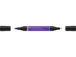 Faber Castell Tekenstift Faber-Castell Pitt Artist Pen duo marker 136     purperviolet