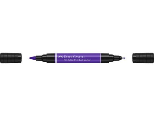 Faber Castell Tekenstift Faber-Castell Pitt Artist Pen duo marker 136     purperviolet