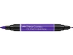 Faber Castell Tekenstift Faber-Castell Pitt Artist Pen duo marker 136     purperviolet