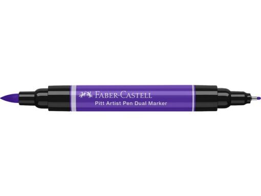 Faber Castell Tekenstift Faber-Castell Pitt Artist Pen duo marker 136     purperviolet