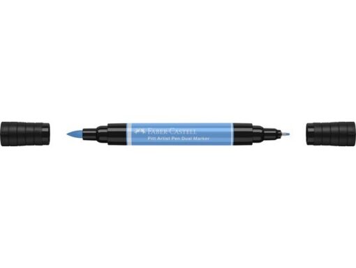 Faber Castell Tekenstift Faber-Castell Pitt Artist Pen duo marker 146 hemelsblauw