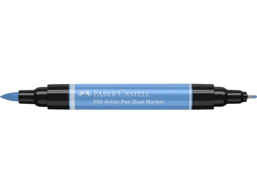 Faber Castell Tekenstift Faber-Castell Pitt Artist Pen duo marker 146 hemelsblauw