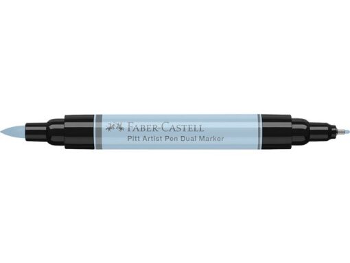 Faber Castell Tekenstift Faber-Castell Pitt Artist Pen duo marker 148 ijsblauw