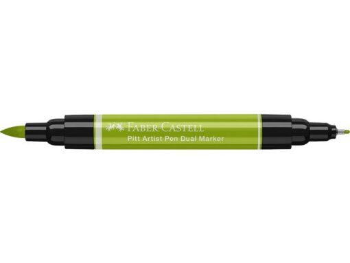 Faber Castell Tekenstift Faber-Castell Pitt Artist Pen duo marker 170 meigroen