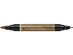 Faber Castell Tekenstift Faber-Castell Pitt Artist Pen duo marker 180 amber