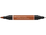 Faber Castell Tekenstift Faber-Castell Pitt Artist Pen duo marker 188 bloedrood