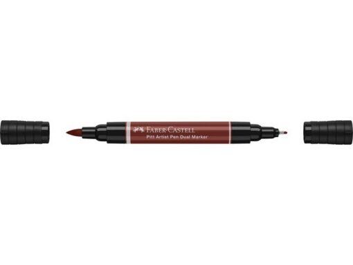 Faber Castell Tekenstift Faber-Castell Pitt Artist Pen duo marker 192     indisch rood