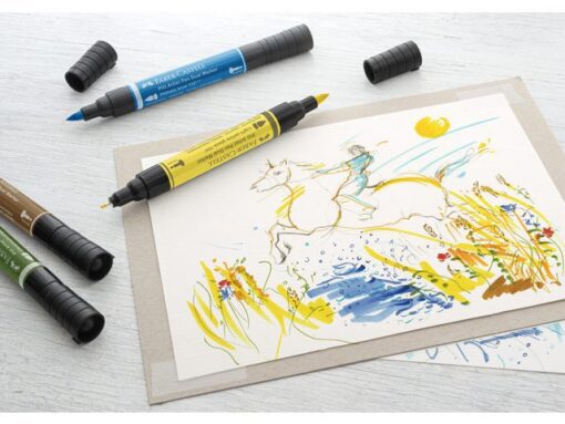 Faber Castell Tekenstift Faber-Castell Pitt Artist Pen duo marker 192     indisch rood