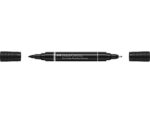 Faber Castell Tekenstift Faber-Castell Pitt Artist Pen duo marker 199 zwart