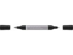 Faber Castell Tekenstift Faber-Castell Pitt Artist Pen duo marker 272 warmgrijs III