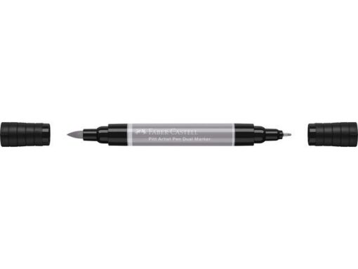 Faber Castell Tekenstift Faber-Castell Pitt Artist Pen duo marker 272 warmgrijs III